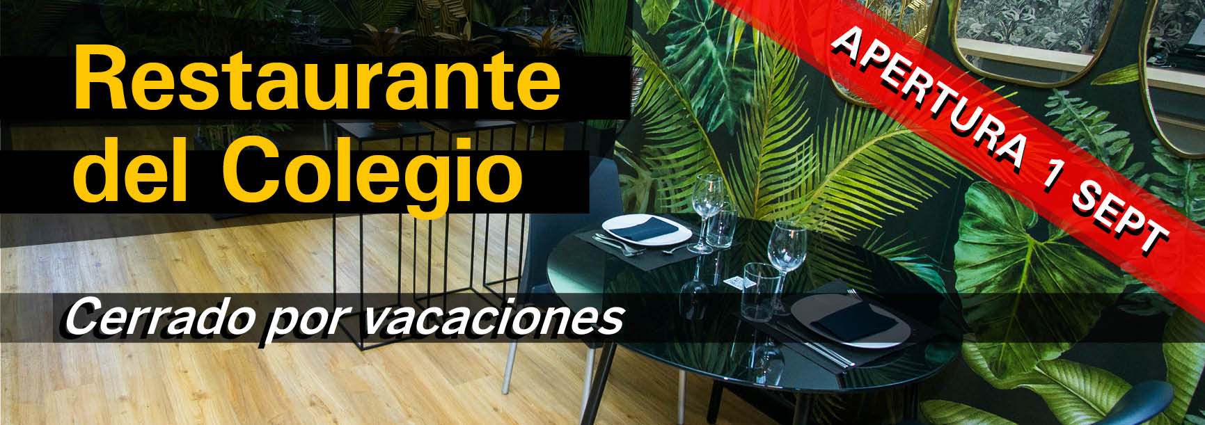 Restaurante cerrado verano